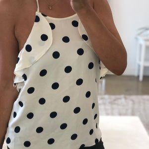 J. Crew - Polka dot halter top